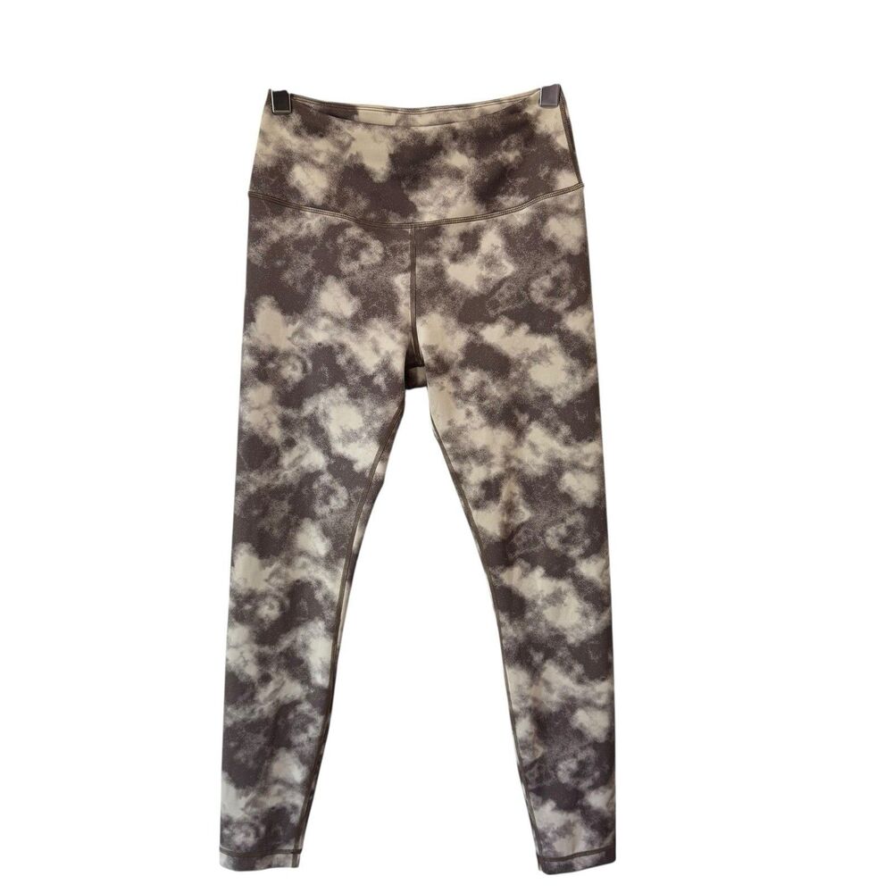 TAN + LINES Sivan Ayla Temescal Cyn Cocoa Clouds Leggings Large Brown PRISTINE